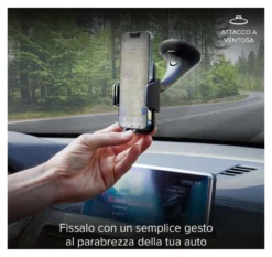 Supporto auto smartphone Sbs TE0UCH1AW FREEWAY Windshield Dashboard 36
