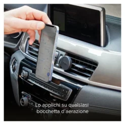 Supporto auto smartphone Sbs TESUPPUNIVAIRMAG Magnetic Plug Black