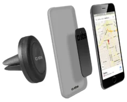 Supporto auto smartphone Sbs TESUPPUNIVAIRMAG Magnetic Plug Black