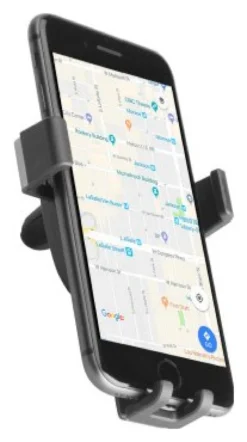 Supporto auto smartphone Sbs TESUPPCLIPGRAVK Gravity Black e Silver