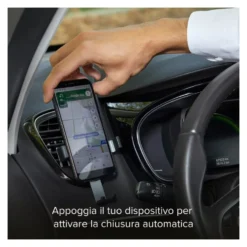 Supporto auto smartphone Sbs TESUPPCLIPGRAVK Gravity Black e Silver
