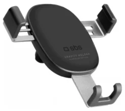 Supporto auto smartphone Sbs TESUPPCLIPGRAVK Gravity Black e Silver