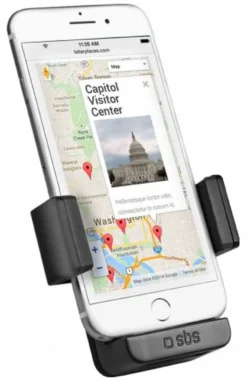 Supporto auto smartphone Sbs TE0UCH10A Air Plug Black