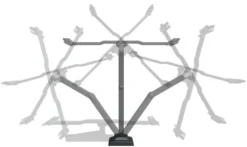 Supporto da parete Meliconi CME EDR 400 per TV 40-50 pollici con bracci estensibili