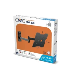 Supporto da parete Meliconi CME EDR200 per TV 26/40 pollici, doppio braccio