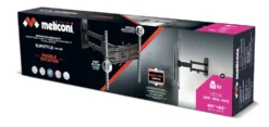 Supporto da parete Meliconi Slimstyle 400SDR Plus per TV 40-82 pollici, ultrasottile