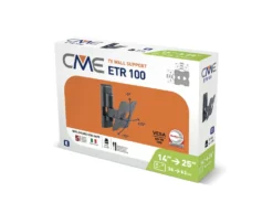 Supporto da parete per TV Meliconi CME ETR100 fino a 25 pollici