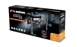 Supporto da parete per TV Meliconi Slimstyle Plus 600 SDR orientabile per 50/82 pollici