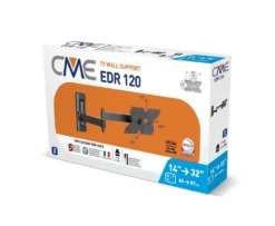 Supporto da parete tv Meliconi CME EDR120 per 14/43 pollici, max 17kg