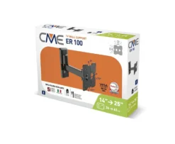 Supporto da parete TV Meliconi CMEER100ROTATION con rotazione orizzontale