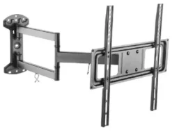 Supporto monitor TV parete Ciatti LONG400 a tre snodi inclinabile Blac
