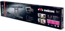 Supporto monitor TV parete Meliconi 480872 Flag Tv Black