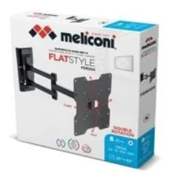 Supporto monitor TV parete Meliconi 580472 FLATSTYLE Fdr 200 Double Ro