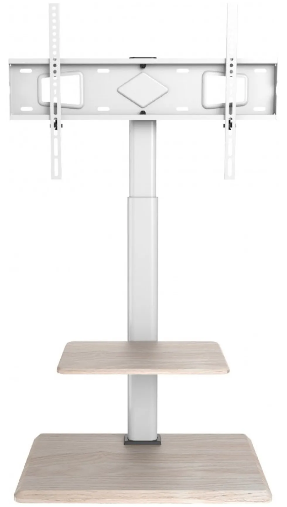 Supporto monitor TV pavimento Techly ICA TR59 White e Wood