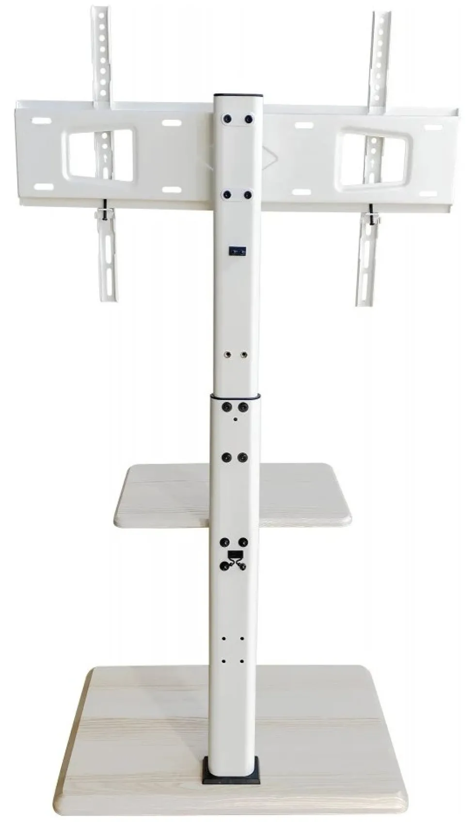 Supporto monitor TV pavimento Techly ICA TR59 White e Wood