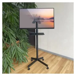 Supporto monitor TV pavimento Techly ICA TR201 Trolley Black