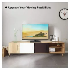 Supporto monitor TV scrivania Techly ICA LCD 323S Universale Black
