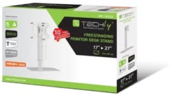 Supporto monitor TV scrivania Techly ICA LCD 260 White