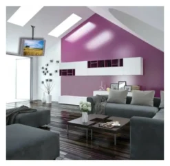 Supporto monitor TV soffitto Techly ICA CPLB 922L Telescopico Black