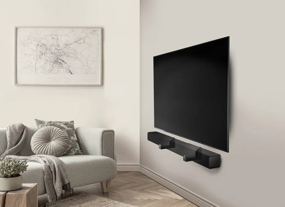 Supporto per soundbar Meliconi Soundbar WALL per muro e cartongesso