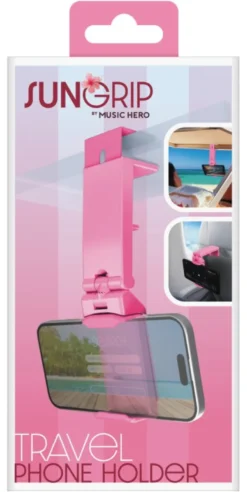 Supporto smartphone Sbs MHSUPPBEACHP SUNGRIP Pink