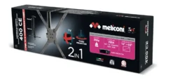 Supporto soffitto Meliconi 400CEBLACK per videoproiettore, portata 35kg
