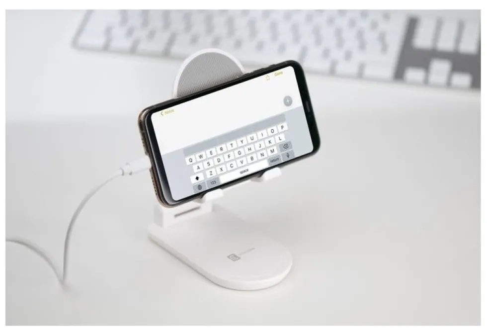 Supporto tablet Cellular Line TABLESTANDW TABLE STAND White