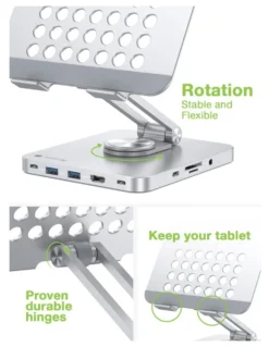 Supporto tablet Techly 368307 ICA TBL DOCK81 Silver