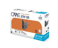 Supporto TV Meliconi CME ETR120 da parete per TV 14-43 pollici