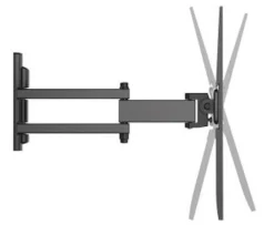 Supporto TV Meliconi Flatstyle FDR400 per TV da 40-65 pollici con inclinazione e rotazione