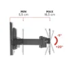 Supporto tv Meliconi FLATSTYLE FR100 per schermi da 14 a 25 pollici