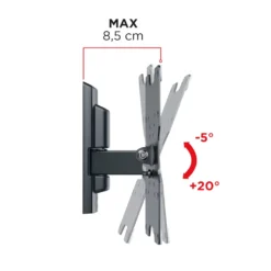 Supporto tv meliconi flatstyle ftr200 per schermi 26-45 pollici