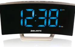 Sveglia digitale Majestic SVE234 con display curvo