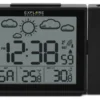 Sveglia Explore Scientific RPW3009BLK Multifunzione meteo radiocontrol
