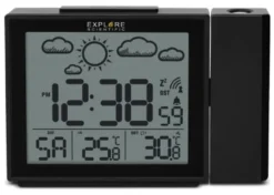 Sveglia Explore Scientific RPW3009BLK Multifunzione meteo radiocontrol