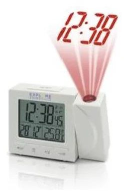Sveglia Explore Scientific RDP1001WHT Multifunzione radiocontrollata B