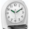Sveglia Lowell JA7079B JUSTAMINUTE Con funzione snooze Bianco