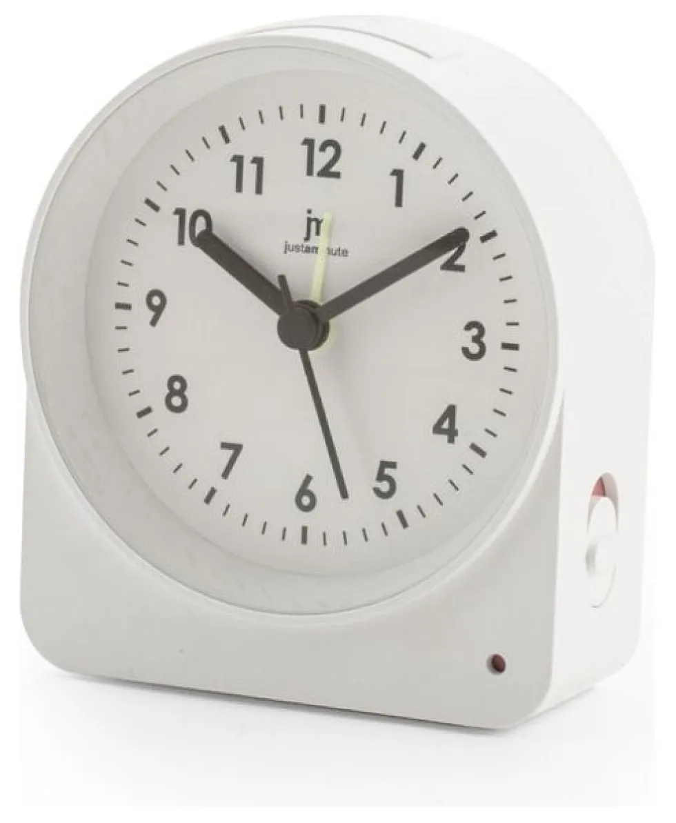 Sveglia Lowell JA7104B JUSTAMINUTE White