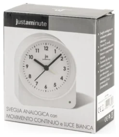Sveglia Lowell JA7104B JUSTAMINUTE White