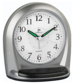 Sveglia Lowell JA7079S JUSTAMINUTE Con funzione snooze Silver
