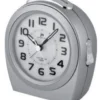 Sveglia Lowell JA7021S JUSTAMINUTE Con funzione snooze Silver