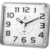 Sveglia Lowell JA7081S JUSTAMINUTE Con funzione snooze Silver