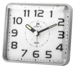 Sveglia Lowell JA7081S JUSTAMINUTE Con funzione snooze Silver