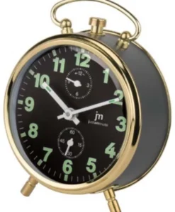 Sveglia Lowell JC8001N JUSTAMINUTE Meccanica a chiave Black