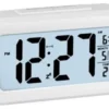 Sveglia Lowell JD9519B JUSTAMINUTE Multifunzione con snooze Bianco