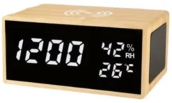 Sveglia Lowell JD9533 JUSTAMINUTE Legno