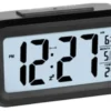 Sveglia Lowell JD9519N JUSTAMINUTE Multifunzione con snooze Black