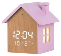 Sveglia Lowell JD 9540P Wooden Case Pink