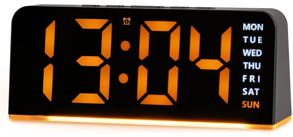 Sveglia Lowell JD 9541R Orange e Black