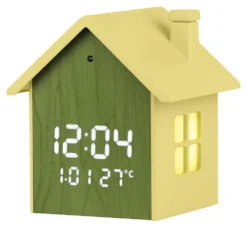 Sveglia Lowell JD 9540Y Wooden Case Yellow